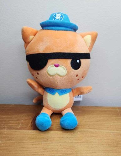 Euc Octonauts Kwazii Plush Orange Cat Stuffed Toy 8 Inch Pirate Ebay