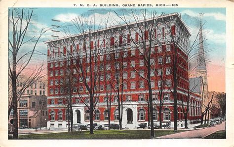 Grand Rapids Michigan 1935 Postcard YMCA Building | United States ...