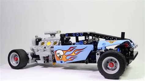 Lego Technic Hot Rod Lego Speed Build YouTube