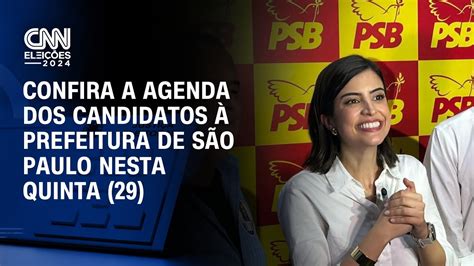 Confira A Agenda Dos Candidatos à Prefeitura De São Paulo Nesta Quinta 29 Live Cnn Youtube