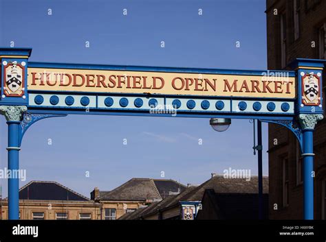 Victorian Open Market Byram St Huddersfield Town Centre A Large