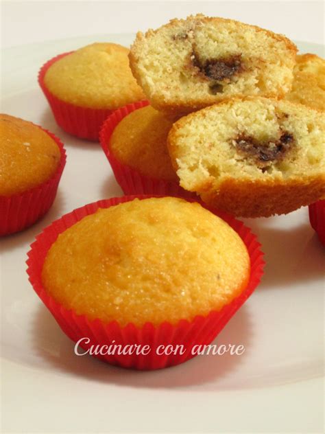 Muffin Al Cocco E Nutella Cucinare Con Amore