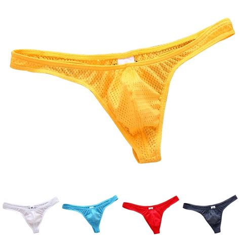 Lingerie Masculina Legal E Confortável Fio Dental Tanga Opções De Cuecas De Cintura Baixa