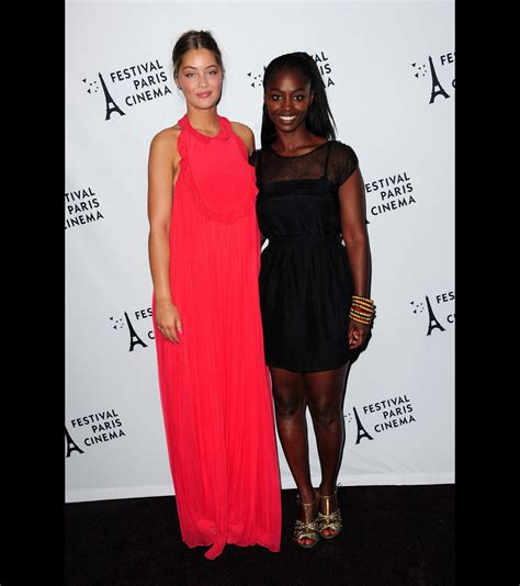 Photo Marie Ange Casta et Aïssa Maïga lors de l avant première de