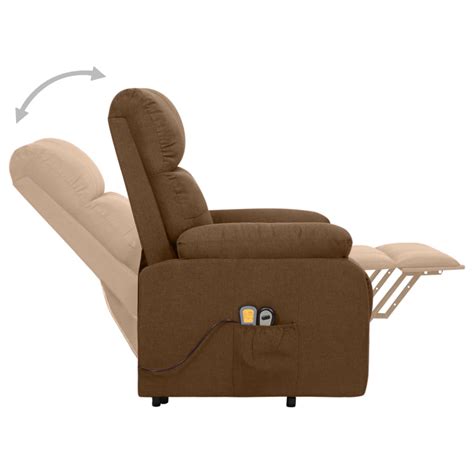 WXS Fauteuil De Massage Inclinable Marron Tissu DX0807 Cdiscount