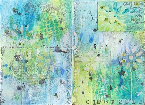 Art Journal Mixed Media On 300gsm Hot Pressed Paper By ENKay