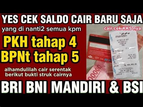 Pkh Hari Ini Info Gembira Yes Cek Saldo Cair Pkh Tahap Bpnt Tahap