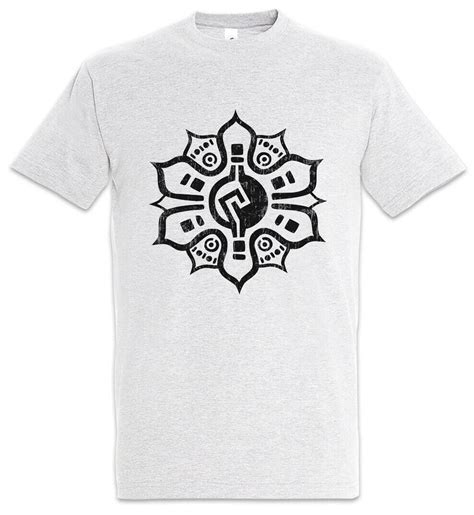 Aztec Flower I T Shirt Aztecs Empire Tattoo American Indians Tribe