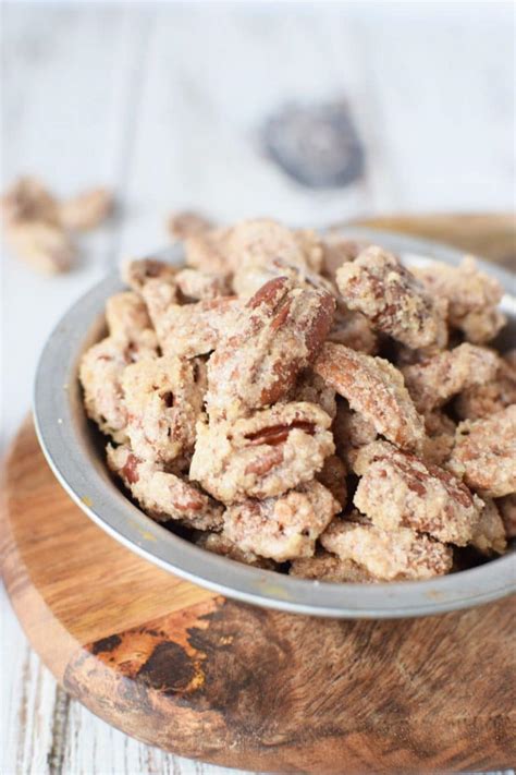 Oven Baked Candied Pecans Recipe Salty Side Dish