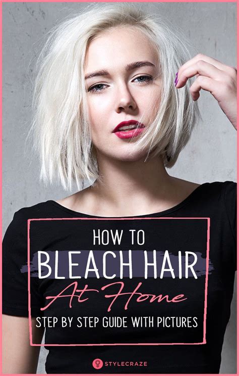 How To Bleach Hair At Home Step By Step Guide With Pictures Bleach Blonde Hair Bleaching