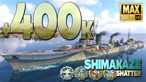 Shimakaze Torpedo Terror For 400k On Shatter World Of Warships