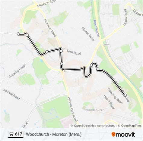 617 Route Schedules Stops And Maps Woodchurch Updated