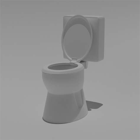 Toilet 3d Model 3d Model 3d Printable Cgtrader