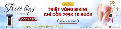 Spa khỏe Gò Vấp Luna spa triệt lông bikini diode laser chỉ còn 799k Cộng đồng Spa