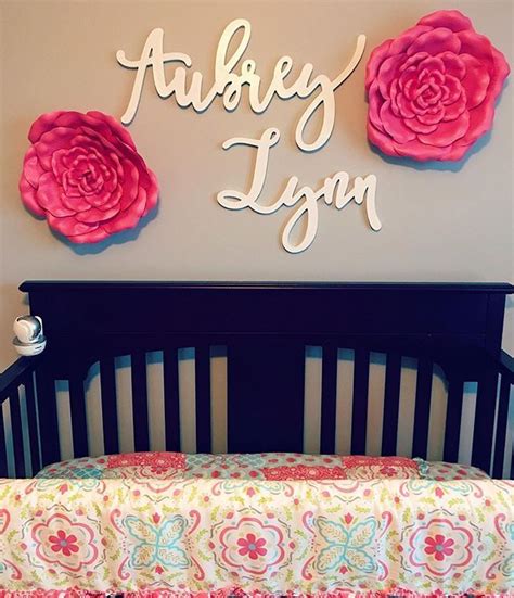 Wooden Name Cutout Sign For Nursery Or Kids Room Colorful Kids Room