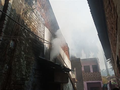 Up Fire Breaks Out Near Kanpur Railway Station No Casualties Reported