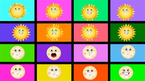 Cartoon Moon and Sun, Motion Graphics | VideoHive