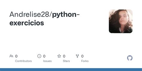 Github Andrelise Python Exercicios Simples