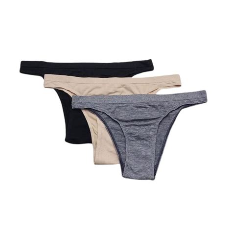 Kit Calcinhas Trifil Nude Preto Cinza Shopee Brasil