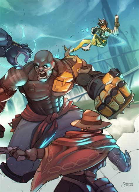 Doomfist Battle by simoneferriero on DeviantArt