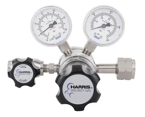 Harris Two Stage Cga 350 Inlet High Purity Gas Regulator 55el78