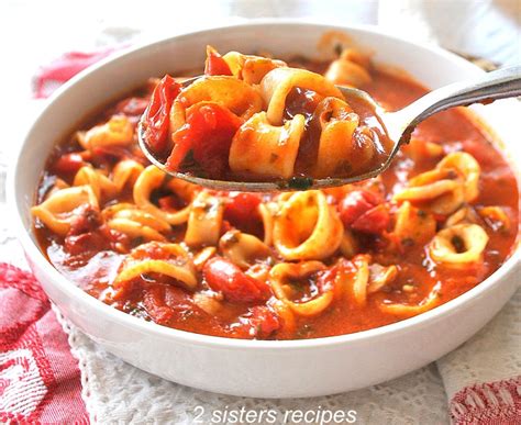 Calamari Fra Diavolo Recipe Sisters Recipes By Anna And Liz