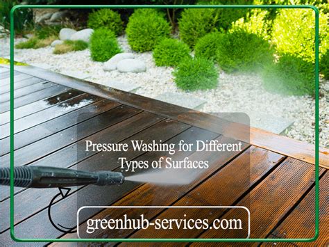 Pressure Washing For Different Surfaces Greenhub