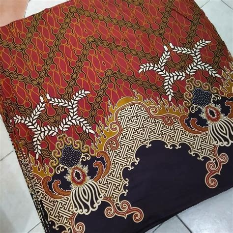 Jual Kain Batik Solo Motif Parang Gunungan Akar Kembang Di Lapak