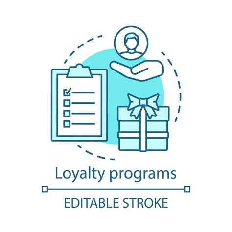 Loyalty programs blue concept icon. Rewards program idea thin line