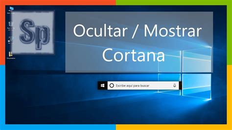 Windows Cómo ocultar mostrar Cortana en Windows 10 Tutorial en