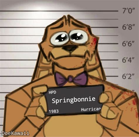 A Cartoon Character Holding Up A Sign That Says Springboonie In Front