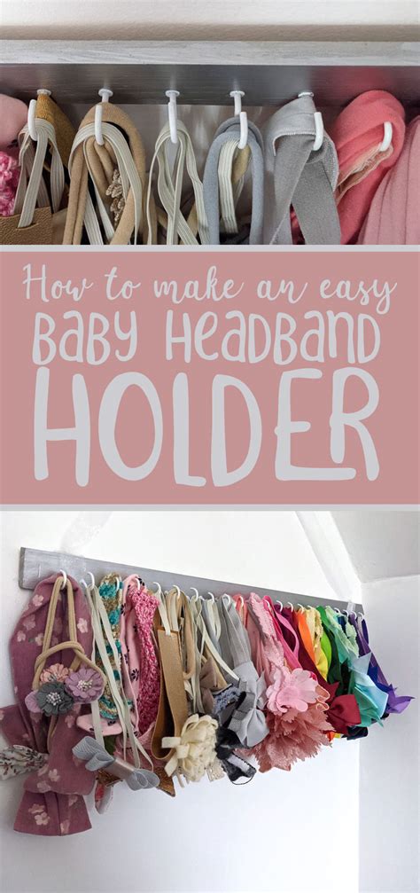 Diy Baby Headband Holder Easy Bow Storage Solution