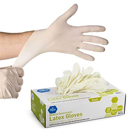 Med Pride Medical Examination Latex Gloves 5 Mil Thick Powder Free Non Sterile Heavy Duty