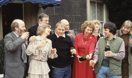 Cast Emmerdale Farm 1979 Celebrate Filming Editorial Stock Photo ...