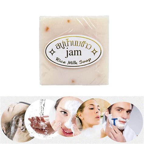 Thailand JAM Rice Soap Original Thailand Handmade Soap Rice Milk Soap