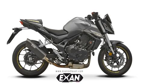 CB750 HORNET 2023 24 SIL OVAL X BLACK Exan Exhaust