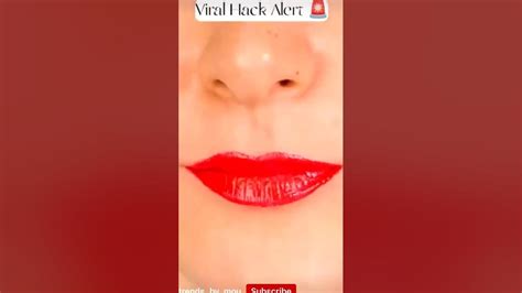 Viral Lipstick Hack😱😳 Lipstick Lipstickhacks Hacks Shorts Makeup