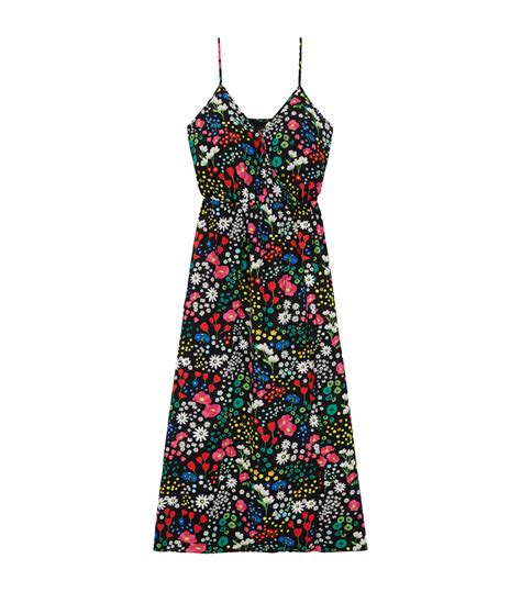 Sale The Kooples Floral Printed Midi Dress Harrods Us