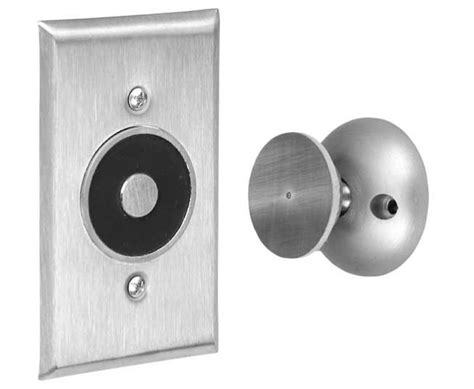 Buy Abh 2400 Electromagnetic Door Holder Flush Wall Mount With Standard Armature For Only 117 07