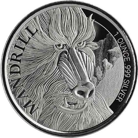 2020 1 Oz Silver Cameroon Mandrill Coins ™