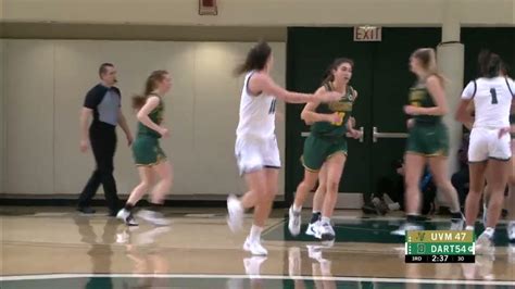 Highlights Womens Basketball Vs Vermont Dec 1 2022 Youtube