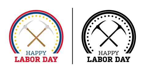 Happy Labor Day banner isolated on white background 13037764 Vector Art ...