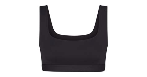 Ossloop SKIMS Swim Tank Bikini Top Onyx