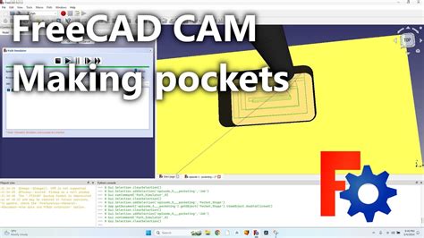 FreeCAD CAM Ep 4 The Pocket Operation Path Workbench YouTube