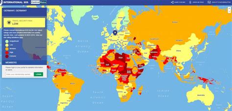 Travel Risk Map 2019 Wie Sicher Ist Das Reisen Weltweit Expat News