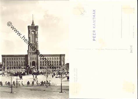 Historische Ansichtskarten Berlin Mitte Rotes Rathaus