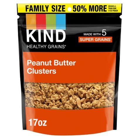 KIND Healthy Grains Peanut Butter Granola Clusters 17 Oz King Soopers