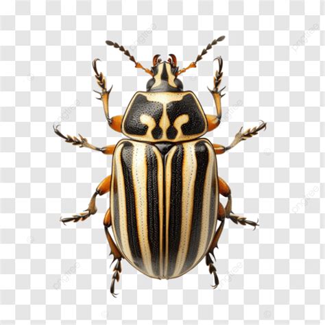 Ten Lined June Beetle Beetle Insect Sap Feeder PNG Transparent Image