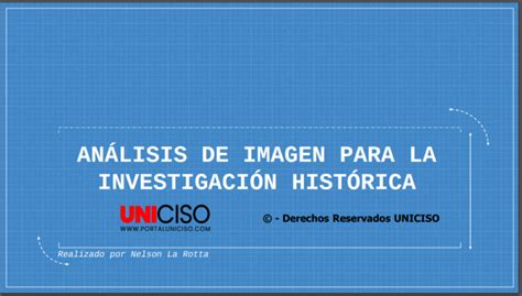 ANÁLISIS DE IMAGEN Portal Uniciso