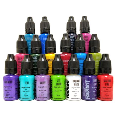 Radiant Colors Floral 1/2oz Set - Hildbrandt Tattoo Supply